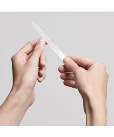 ZWILLING Glass Nail File - Double-Sided Fine Grain Nail Care with Protective Cover Premium 150 mm | International Shipping Available - Buy Online on GoSupps.com