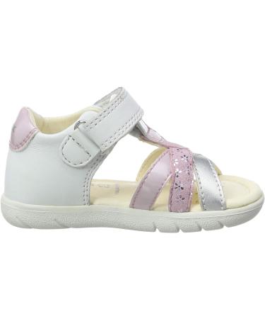 Geox Girl's B Sandal Alul D - White Pink - Size 4.5 UK Child - Buy Online on GoSupps.com