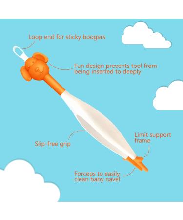 Baby Nose and Ear Cleaner - Safe Booger Remover with Tweezers for Infants and Toddlers - Buy Online on GoSupps.com