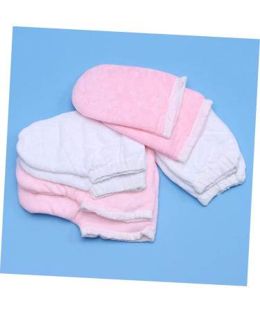 Housoutil 4 Pairs Cloth Gloves Booties Paraffin Wax Mitts and Booties Bath Treatment Mitt Glove Hand Treatment Gloves Wax Bath Mittens Beauty Accessories Gloves Hand Wax Thicken - Buy Online on GoSupps.com