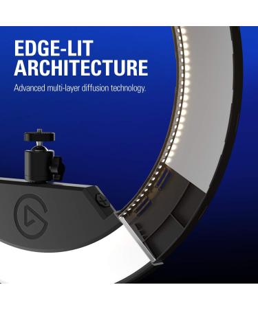Elgato Ring Light - 2500 Lumens Premium Light for Streaming, TikTok, Instagram, Home Office - App-Adjustable Temperature and Brightness - Desk Clamp and Ball Mount - Mac, PC, iOS, Android - Buy Online on GoSupps.com