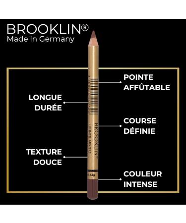 Impala - Crayon l vres Brooklin Waterproof Couleur marron rose 235 | Crayon l vres permanent | Rouge l vres r sistant l'eau | Liner de l vres longue dur e - Buy Online on GoSupps.com