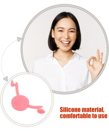 Sewroro Lot de 2 Appareils d'Entra nement du Sourire en Silicone Rose Correcteurs pour Muscles du Visage Bouche Exercice Facial pour Raffermir et Modeler les L vres au Quotidien - Buy Online on GoSupps.com