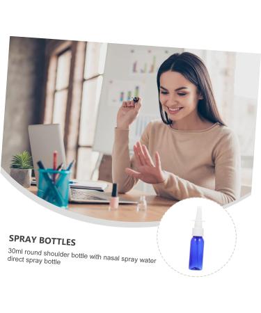 FOMIYES 24 Pcs Round Shoulder Nasal Spray Bottles - Travel Size Cosmetic Containers - Blue Pet - Set of 3 - Buy Online on GoSupps.com