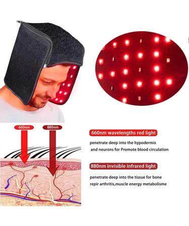  KUMIAO Hair growth cap anti-hair loss treatment device with controller promotes hair regrowth Adjustable brightness timer function 1 to 5 files - Buy Online on GoSupps.com