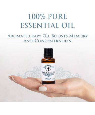 Lemongrass Oil 100% Pure Essential Oil for Aromatherapy & Massage | Optima Natura 30ml - Buy Online on GoSupps.com