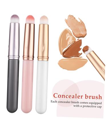 Didiseaon 6 Pcs Lip & Concealer Brush Set - Makeup Applicators for Foundation Eyebrows & Lips | High-Quality Artificial Fiber - Buy Online on GoSupps.com