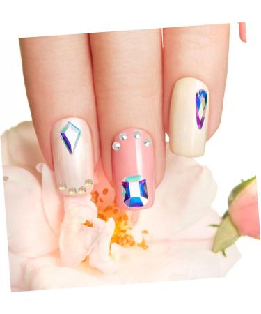 Ipetboom 1 Box Nail Drill Nail Art Sticker Decoration Nail Art Studs Nail Art Gems Nail Crystals Gems for Nails Gems for Crafts Nail Stickers Craft Glass Accessories Manicure - Buy Online on GoSupps.com