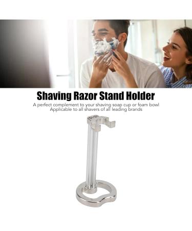 Metal Handwell Razor Stand for Men - Premium Razor Holder & Hairdressing Accessories | Compatible with Most Razors & Brushes - Buy Online on GoSupps.com