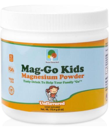 Kids Constipation Relief | Unflavored Magnesium | Safe for Kids | 90 Servings - Buy Online on GoSupps.com