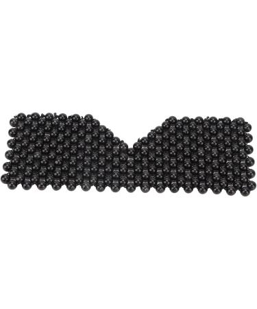 Ververt Touch Jadestone Eyebinde - Premium Eye Massage Tool for Sleep Reduces Edema & Relieves Eye Fatigue - Black - Buy Online on GoSupps.com
