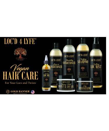 Gold Banner Beauty LOC D 4 LYFE Edge Resuscitator 4oz - Hair Loss Treatment for Locs Braids & Wigs | Strengthen & Nourish Edges - Buy Online on GoSupps.com