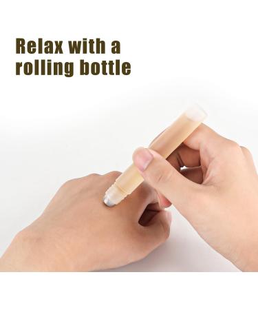 XIHIRCD 6pcs Roller Bottles 10ml Potable Roller Containers with Dispenser Tube Refillable Cosmetic Matte Plastic Roller Bottles Essential Oil Roller Roller Ball Perfume Bottle for Travel - Buy Online on GoSupps.com