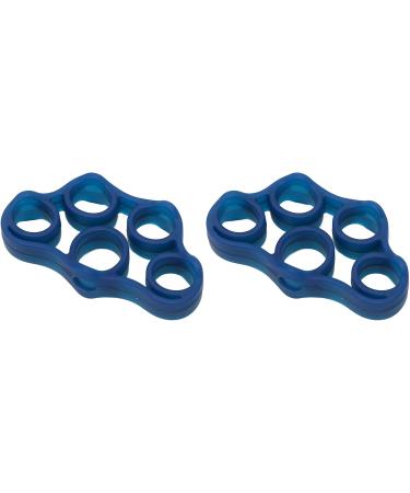 Finger Trainer High Flexibility Soft Silicone Light Portable 2 Pieces Finger Exerciser for Family Dark Blue 11lb - Buy Online on GoSupps.com