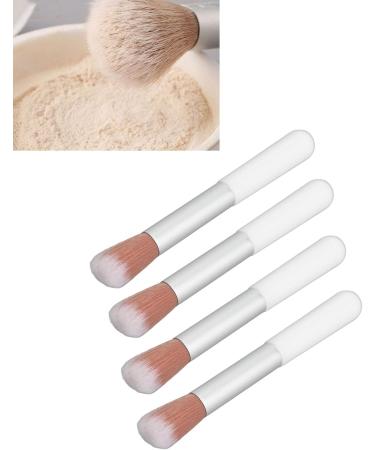 ZJchao Rounded Handle Dome Shape Blush Brush High Density for Easy Bronzer and Setting Powder Application Thick Aluminum Tube - Buy Online on GoSupps.com