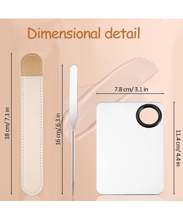 3 PCS Stainless Steel Makeup Spatula Set | Professional Facial Mixing Stick for Makeup Artists - Buy Online on GoSupps.com
