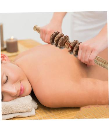 Minkissy 6-Wheel Massager - Body & Foot Massage Device | Manual Rod & Scratching Board | 8-Piece Trigger Massage Set for Ultimate Relaxation - Buy Online on GoSupps.com
