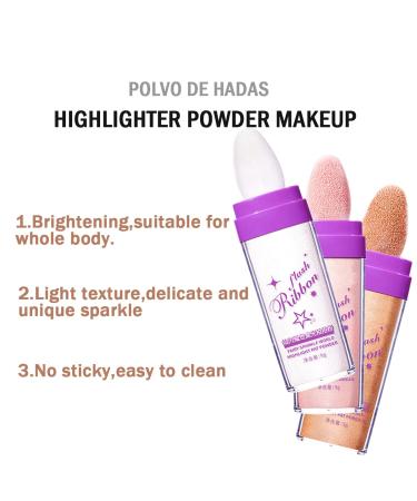 Polvo De Hadas Highlighter Stick - White Moonbeam for Face, Hair & Body Glow - Buy Online on GoSupps.com