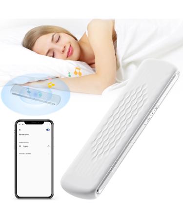 Bone Conduction Pillow Speaker Mini Portable Bluetooth Sleep Headphones for Deep Sleeping SideSleepers Home Outdoor Travel Gift Fall Asleep Faster&Stay Asleep Longer with Sleeping Sounds or Music