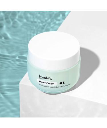 Brandefy Water Cream - 1.7 oz | Lightweight Pore-Refining Hydration Burst | Made In USA - Buy Online on GoSupps.com