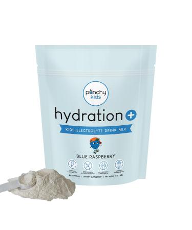 Hydration+ Electrolyte Drink Mix for Kids Zero Sugar, Immune & Bone Support with Vitamin D, Zinc & K2 Blue Raspberry Powder Scoop Blue Raspberry (30 Servings)