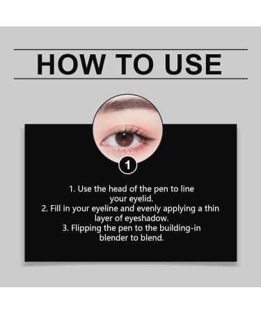 homomdy Shadow Liner 2 in 1 Eyeliner Eyeshadow Waterproof Eyeshadow Cream Highlighter Pen Long Lasting Makeup Soft & Smooth Application Achieves a Natural Look champagne*1 - Buy Online on GoSupps.com