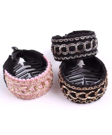Women s Big Hair Clip - Stylish Banana Scrunchie Gripper & Clamp Hair Accessories for Girls - Black - Buy Online on GoSupps.com