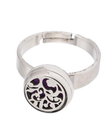 Essential Oil Diffuser Finger Ring | Aromatherapy Stainless Steel - Stylish Open Design - Buy Online on GoSupps.com