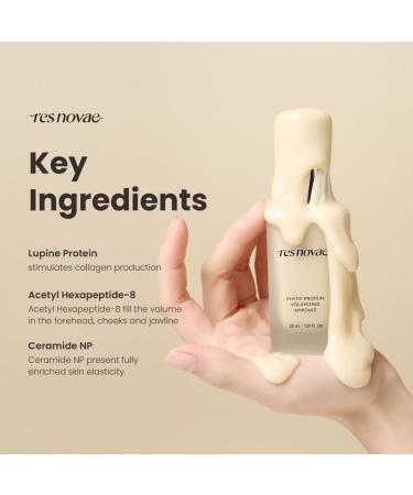 Phyto Protein Volumizing Ampoule 0.5 fl.oz - Wrinkle Care Facial Serum with Lupine Protein Volufiline & Hexapeptide for Intensive Firmness - 15ml - Buy Online on GoSupps.com