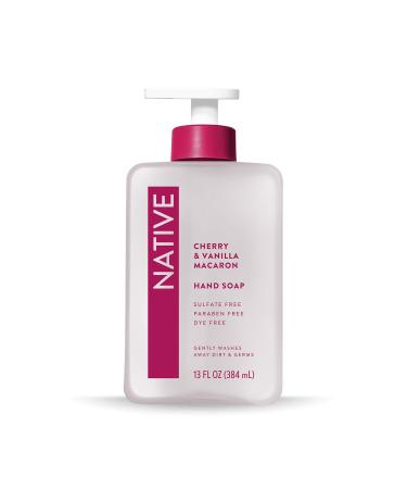 Native Liquid Hand Soap Cherry & Vanilla Macaron Sulfate & Paraben Free Naturally Derived Ingredients 13 oz - Buy Online on GoSupps.com