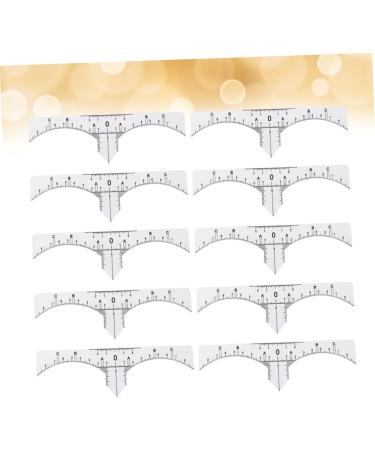 Didiseaon 10pcs Set Eyebrow Guide Eyebrow Tools Eyebrow Makeup Tools Eyebrow Stencil Template Make up - Buy Online on GoSupps.com