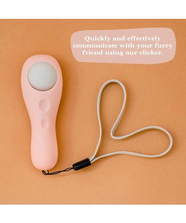 Belffy High-Quality Cat & Dog Training Clickers - Effective Pet Training Device with Wrist Loop & Unique Design - Pink Rose - Buy Online on GoSupps.com