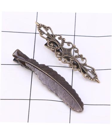 Beaupretty Vintage Alligator Clip metal clip retro french for thick clip girls korean metal retro Ladies side clip European and Girl Hair Clip - Buy Online on GoSupps.com