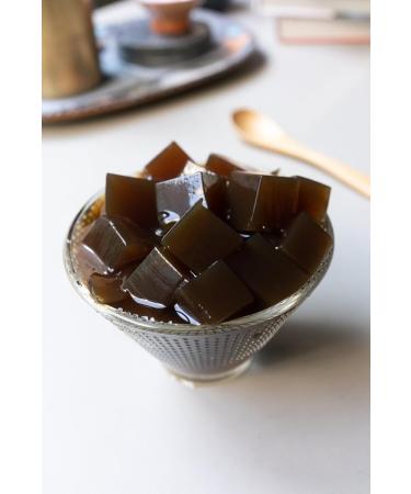 Starry Mart Doking Jelly for Bubble Tea Dessert Topping - Grass Jelly 800g (Pack of 2) Grass Jelly (Pack of 2) - Buy Online on GoSupps.com