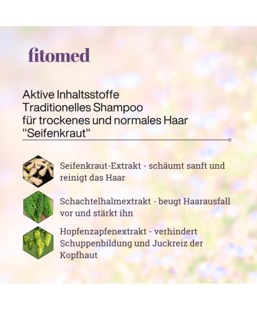  Fitomed FITOMED Traditional Shampoo for Dry and Normal Hair - 250ml - Buy Online on GoSupps.com