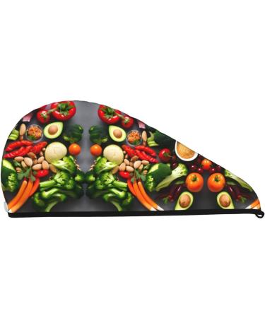 Healthy Coral Velvet Dry Hair Cap with Buttons - Anti Frizz for Curly Long & Thick Hair | International Shipping - Buy Online on GoSupps.com