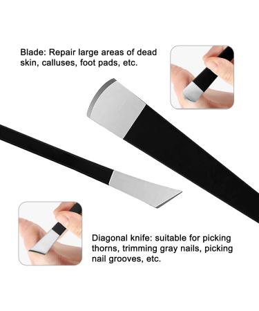DMNQ 6 Piece Foot Care Set Professional and 1 Four-Sided Nail File Nail Lifter Pedicure Set Foot Care Set Professional Foot File Callus Remover Foot Shaver Foot File - Buy Online on GoSupps.com