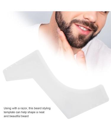 Buy Bartform Stencil - Razor Beard Styling Stencil for Curved Cosplay Wigs | White Plastic | Perfect for Home Travel & Salon - Buy Online on GoSupps.com