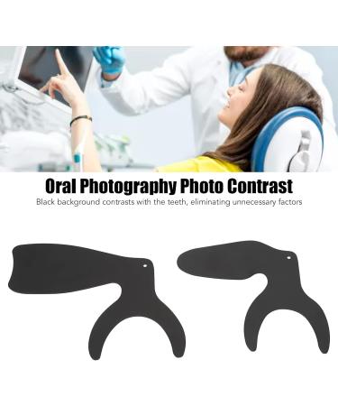 2 Pcs Dental Photo Contrast Oral Black Background Board High Temperature Resistant Intraoral Photo Contraster with Scale Professional Dental Tool - Buy Online on GoSupps.com