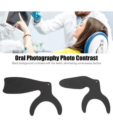 2-Piece Dental Photo Control Set - Long Handle Opaque Background Plaque for Oral Care & Contrast Scale - Buy Online on GoSupps.com