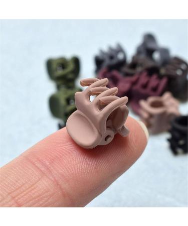 FVVMEED 24 Piece Mini Matte Hair Clips - Small Claw Barrettes for Kids & Baby Girls - Decorative Hair Accessories for Thin & Thick Hair - Buy Online on GoSupps.com