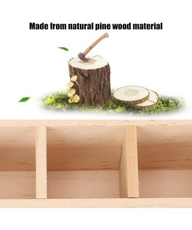 High Quality Pine Wood Essential Oil Storage Case - Safe & Reliable 187x187x87 mm | Customizable Design - Buy Online on GoSupps.com