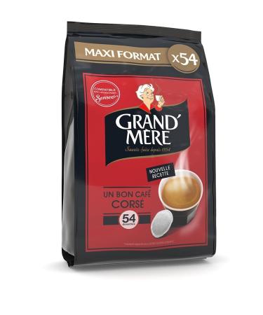 Grand-Mère Coffee Pods - Strong - 162 Pods Compatible with Senseo Machines (Pack of 3 X54 Pods)