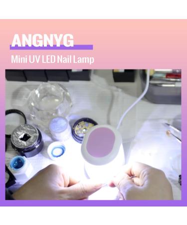 ANGNYA 9W Mini UV Nail Lamp - Portable USB Gel Lamp for Quick Drying Gel Polish (Purple) - Buy Online on GoSupps.com