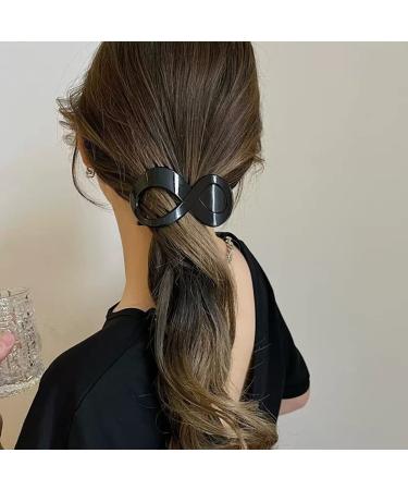 4 Pcs French Concord Flat Hair Clips - 3.35 Inch Curved Alligator Hair Claw Clips for Women - Buy Online on GoSupps.com