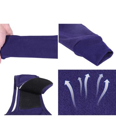 Pet Dogs Denim Anti-Licking Front Leg Support Brace | Breathable Sleeve for Injury Recovery & Sprains | Joint Wrap Protector in Jean Blue - S/M/L/XL/XXL/XXXL - Buy Online on GoSupps.com