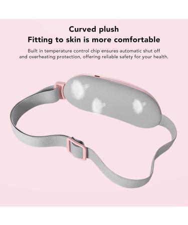 Adjustable Menstruation Heating Pillows & Electrical Hip Belt Device for Pain Relief - 3 Modes Auto Switch-Off - Ideal for Women & Girls (Pink) - Buy Online on GoSupps.com