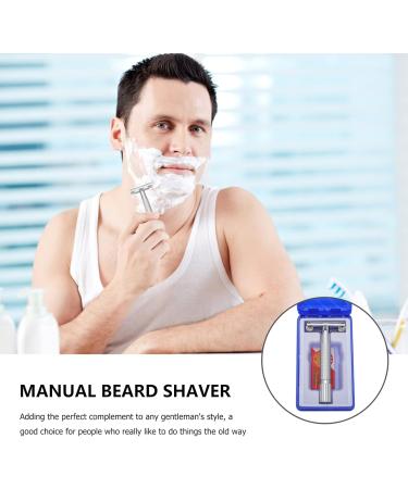 Manual Bart Razor Set | Double-Proof Metal Razor for Body Hair Trimming | Portable & Durable Hair Removal Tool for Home & Salon - Buy Online on GoSupps.com