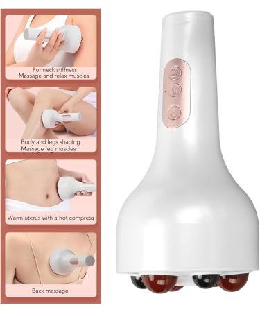 Ccngd Portable USB Electric Body Massager - Abdominal Massager with Massage Oil & Acupuncture | Optimal Relaxation & Pain Relief - Buy Online on GoSupps.com