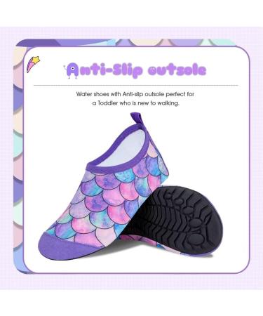 Iceunicorn Children s Bathing Shoes | Boys & Girls Aquasocks | Toddler Water Shoes - Pink & Purple (EU 30/31) - Buy Online on GoSupps.com